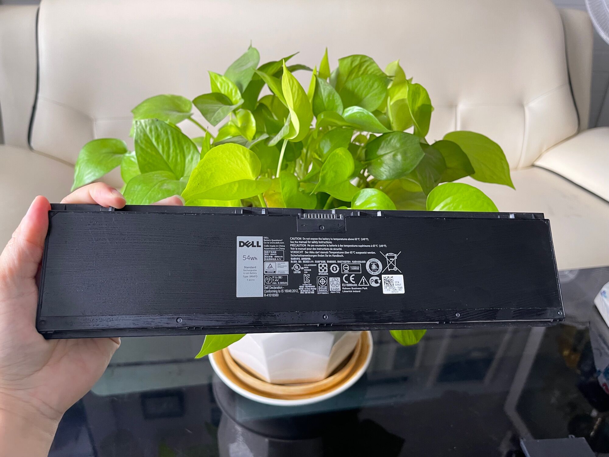 Pin Laptop Dell Latitude E7440 E7450 E7420 3RNFD Battery 54wh