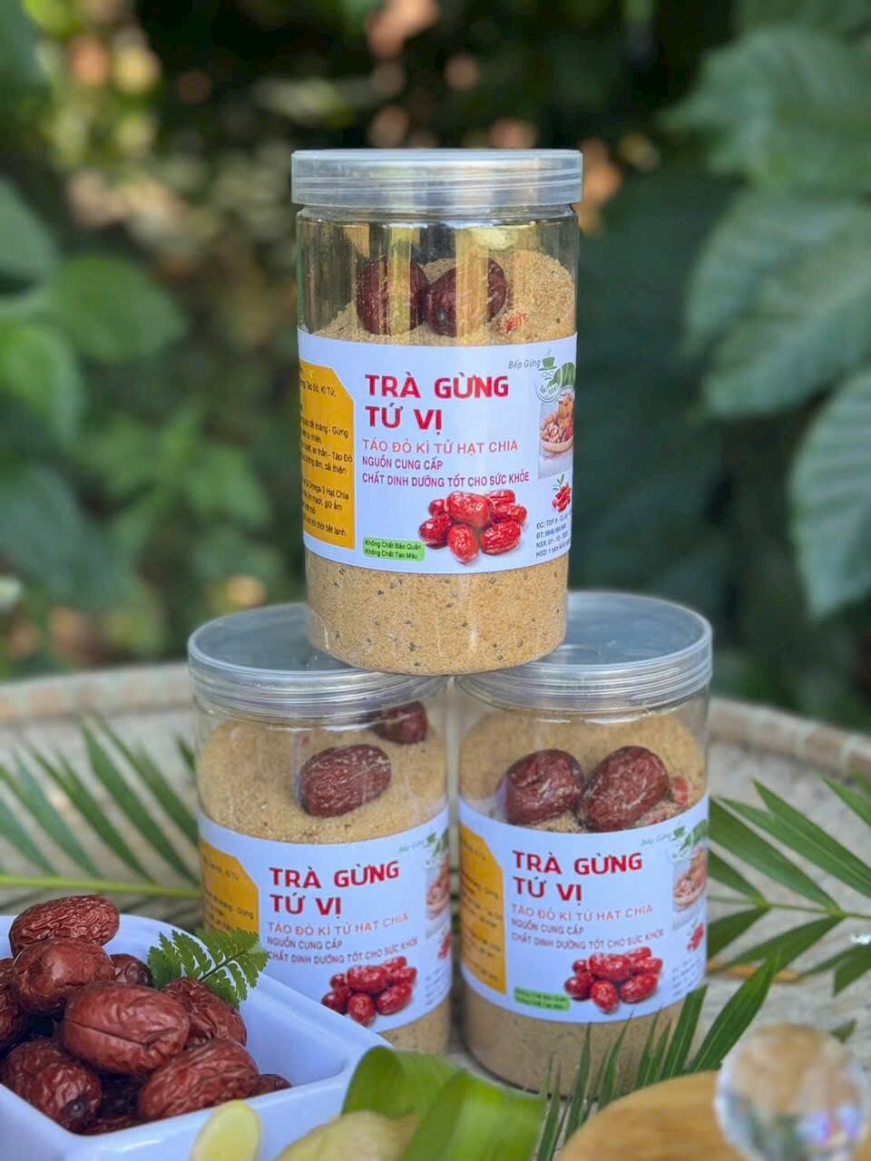 Trà gừng tứ vị