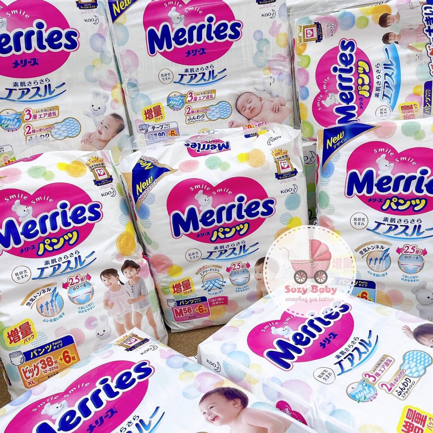 BỈM MERRIES NỘI ĐỊA NHẬT CỘNG MIẾNG