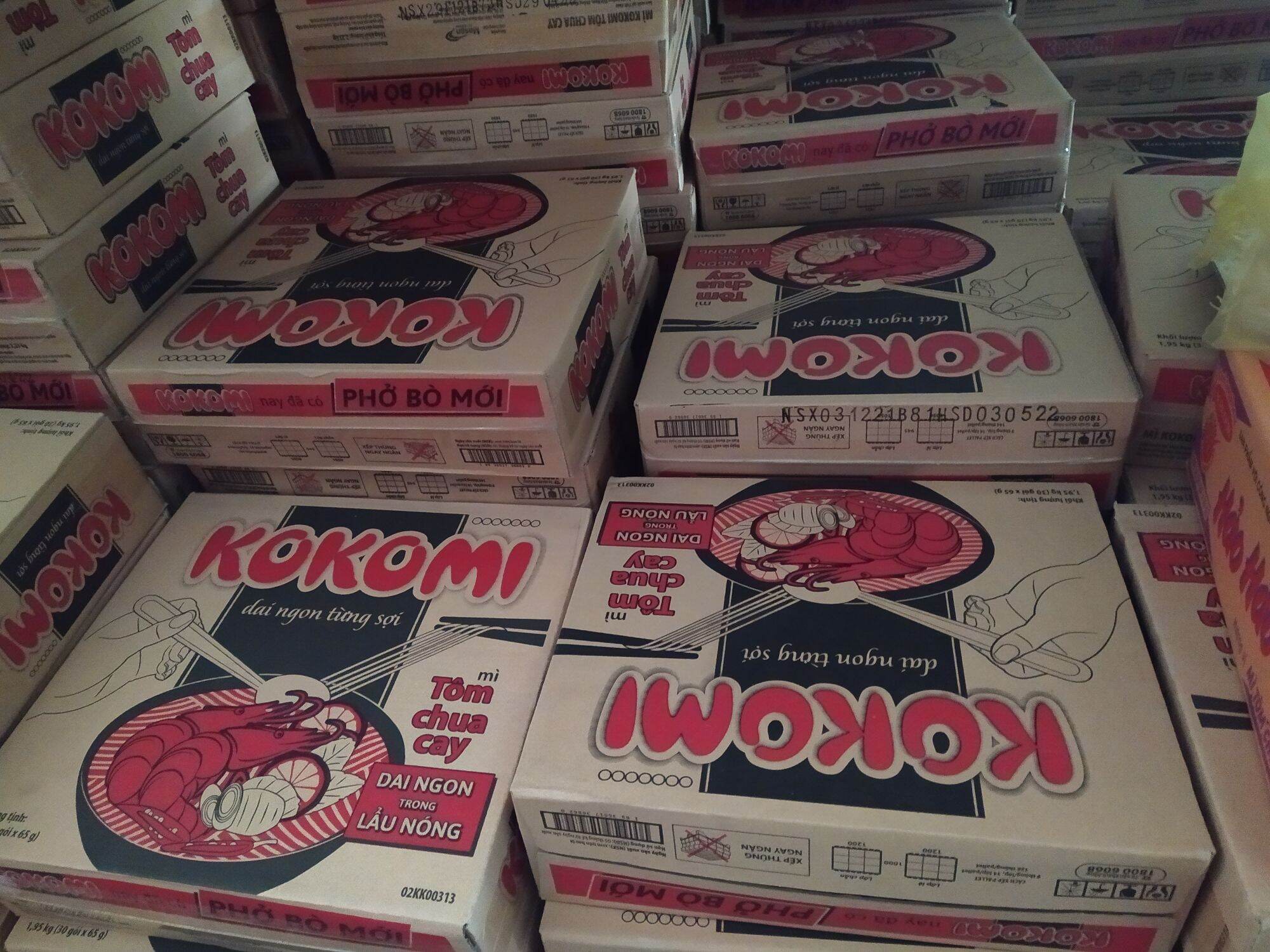 Thùng mì Kokomi 30 gói x 65g