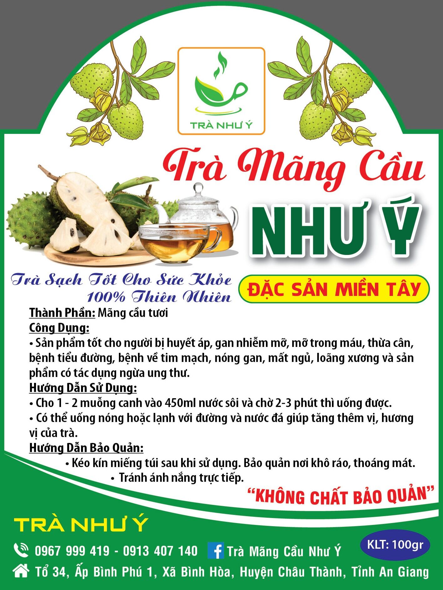 Trà mãng cầu xiêm - như ý 250gr