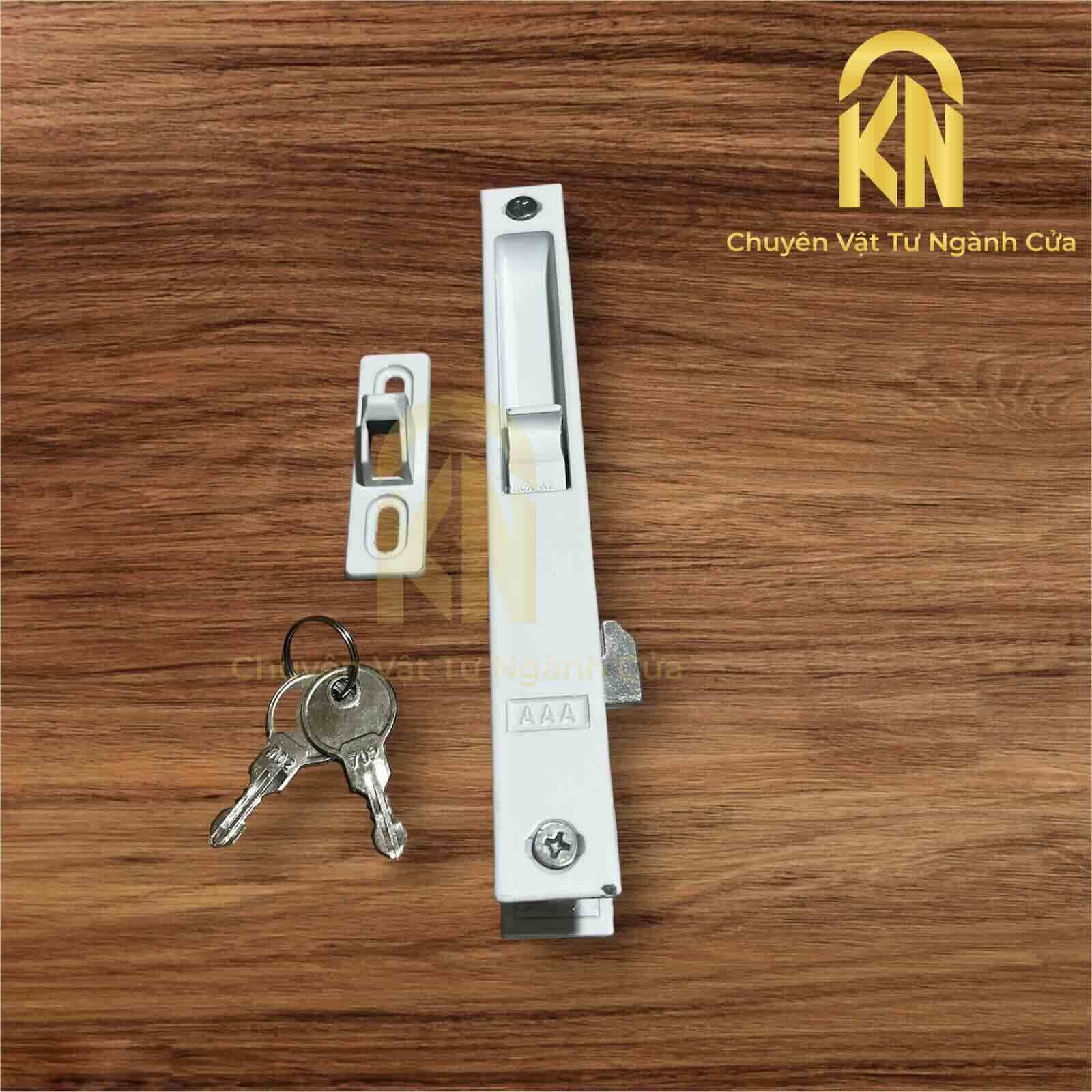 Khóa TB cửa lùa đi nhôm - khoá âm cửa lùa
