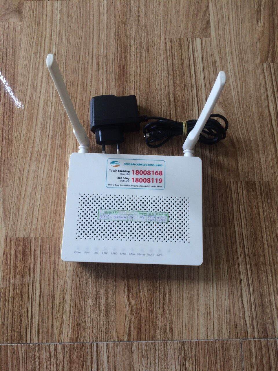 Modem Phát Wifi huawei hg8045a của viettel hoặc VNPT , 2 Râu Dài , 4