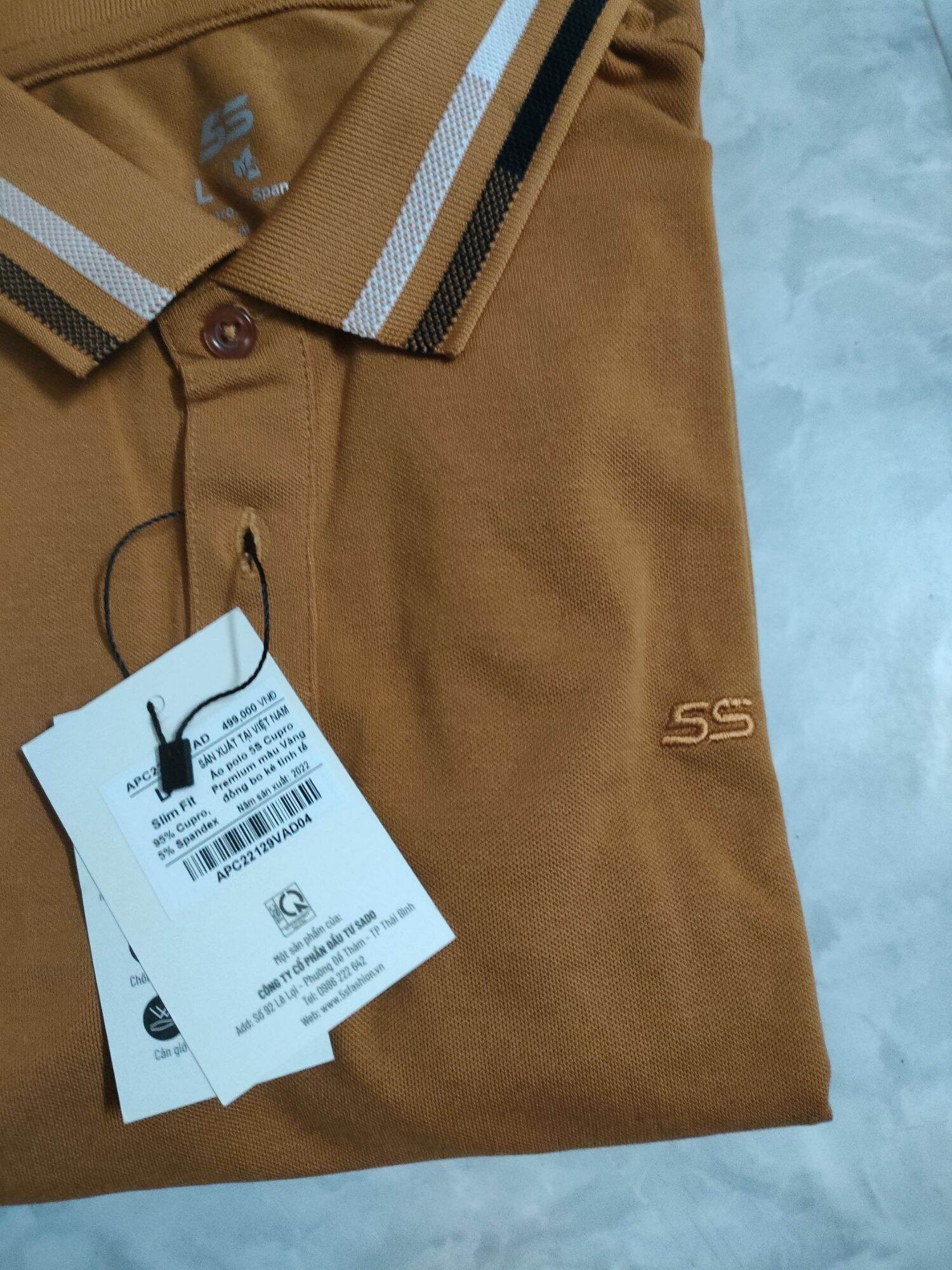 Áo polo nam 5S chính hãng