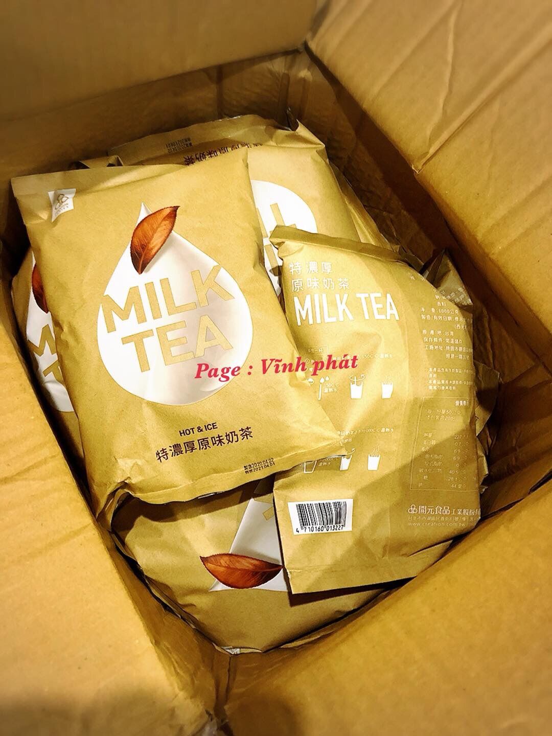 [HCM]BỘT TRÀ SỮA MILK TEA ĐÀI LOAN