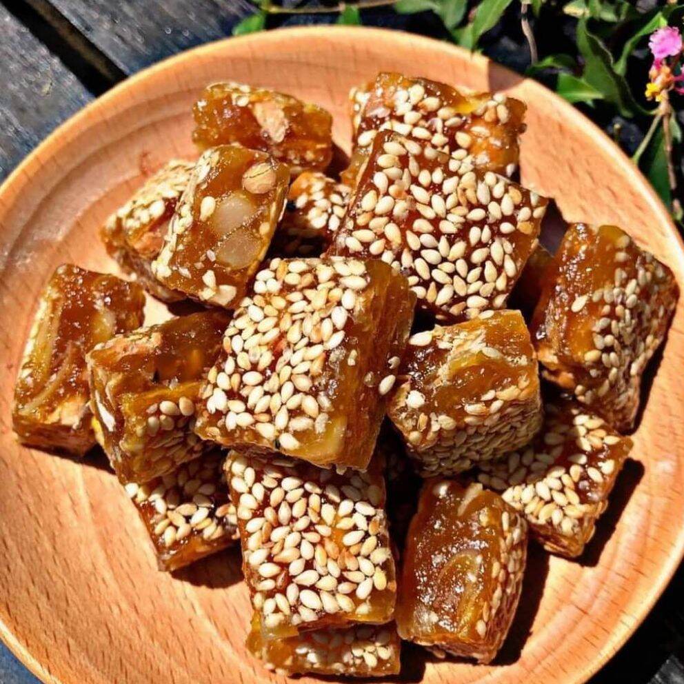 Kẹo khóm mè  dừa non sợi 1kg