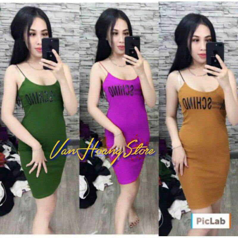 [HCM]Đầm ôm body 2 dây cho nữ - Đầm body - 04
