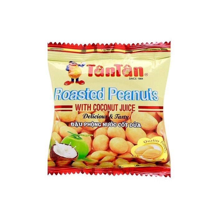 Combo 5/10 gói đậu phộng tân tân nước cốt dừa-loại 15g
