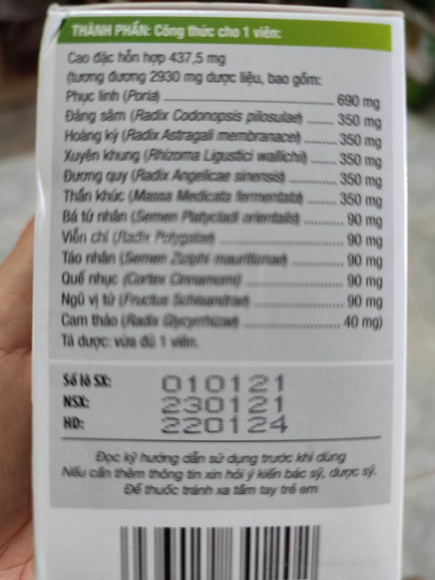 dưỡng tâm an thần PV