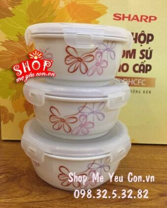 BỘ 3 BÁT SỨ DONGHWA CỦA SHARP