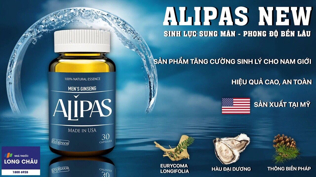 Chính hãng có tem tích điểm Alipas New - tăng cường sinh lý nam