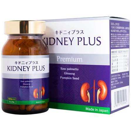 Viên uống Kidney Plus Jpanwell hỗ trợ bổ thận và đào thải chất cặn bã để duy trì đường tiết niệu khỏ