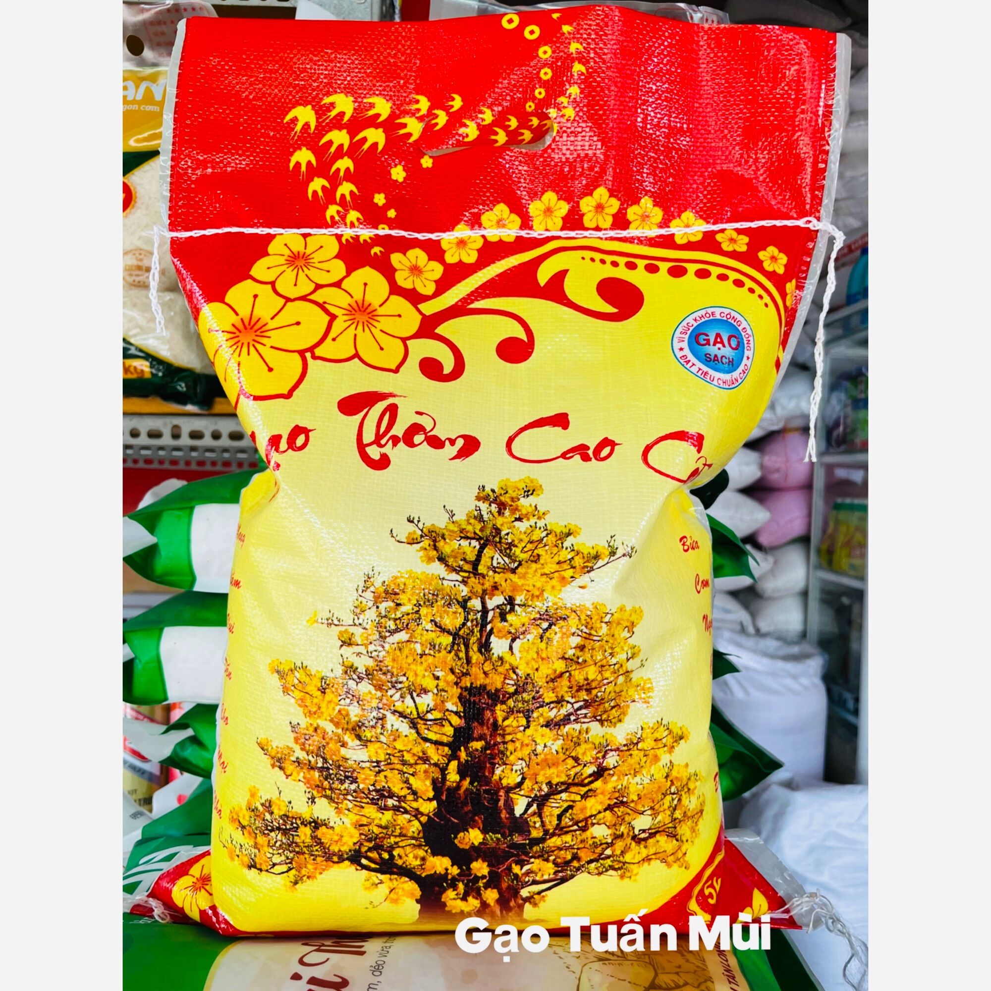 Gạo Thơm Cao Cấp (bao 5 Ký ) Dẻo Nhiều Thơm Cơm