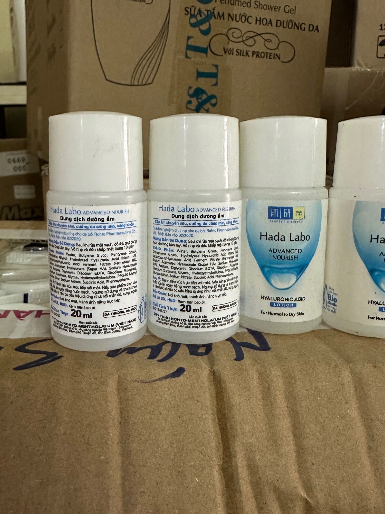 Combo 3 (MẪU MỚI) Dung dịch Hadalabo dưỡng ẩm tối ưu 20ml