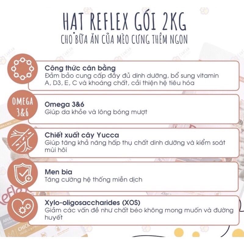 💥 Thức ăn hạt khô REFLEX ALDULT KITTEN dành cho mèo mọi lứa tuổi 💥