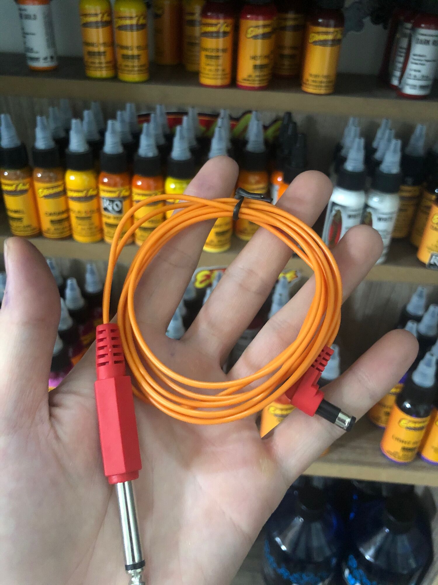 Jack cấm DC cho máy xăm pen Dây mỏng
