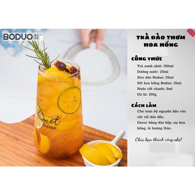 Mứt đào Boduo hộp 1,3kg