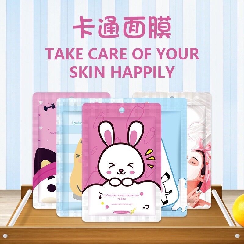 Mask giấy thú cưng cute Huda - mặt nạ thú siu cute