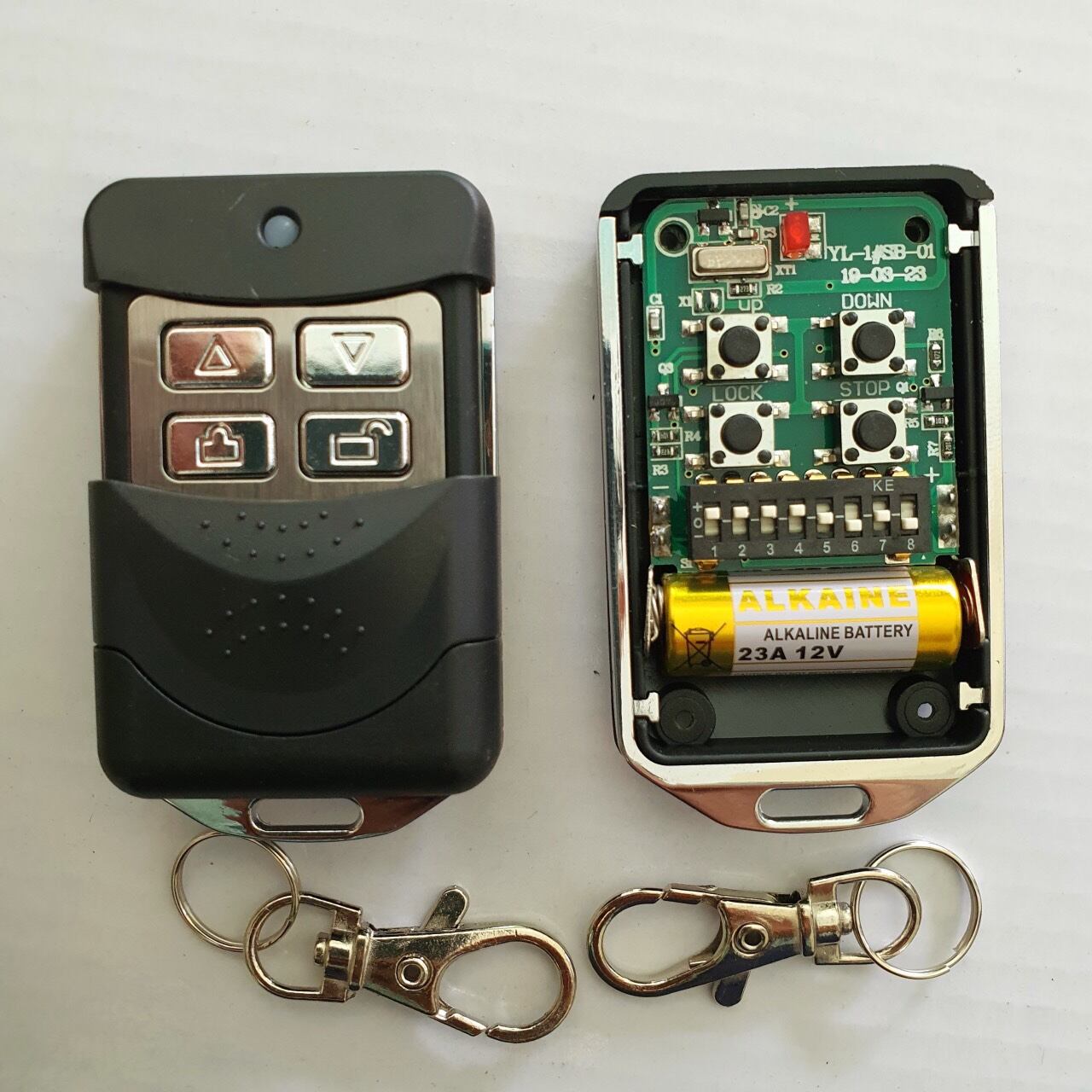 Remote inox mã gạt 433mhz