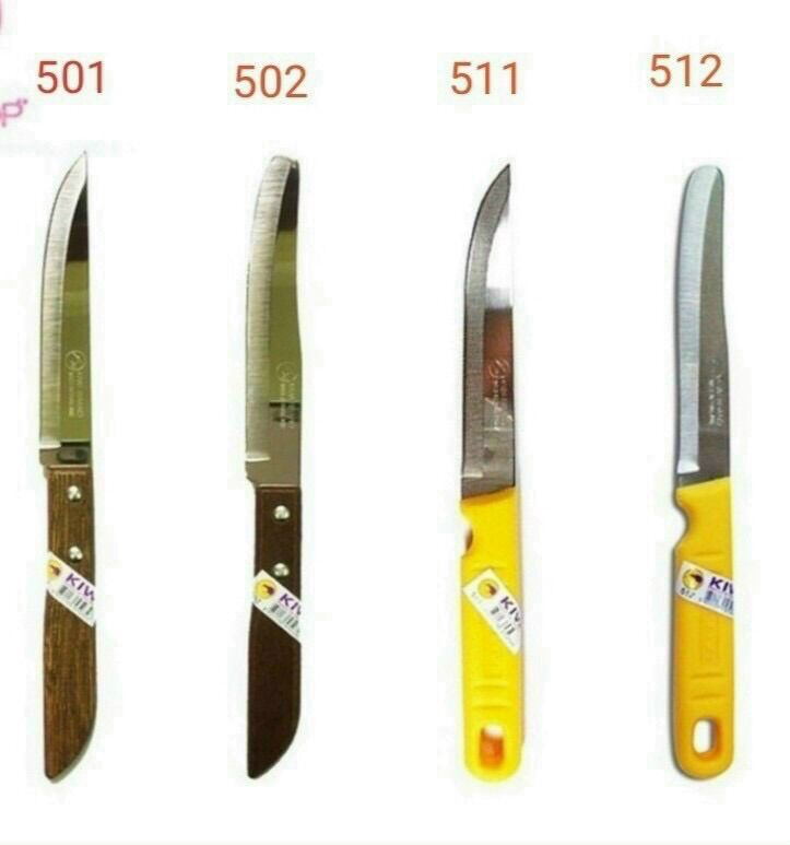 DAO INOX KIWI THÁI LAN CÓ 8 CỠ GỌT THÁI CHẶT GÀ