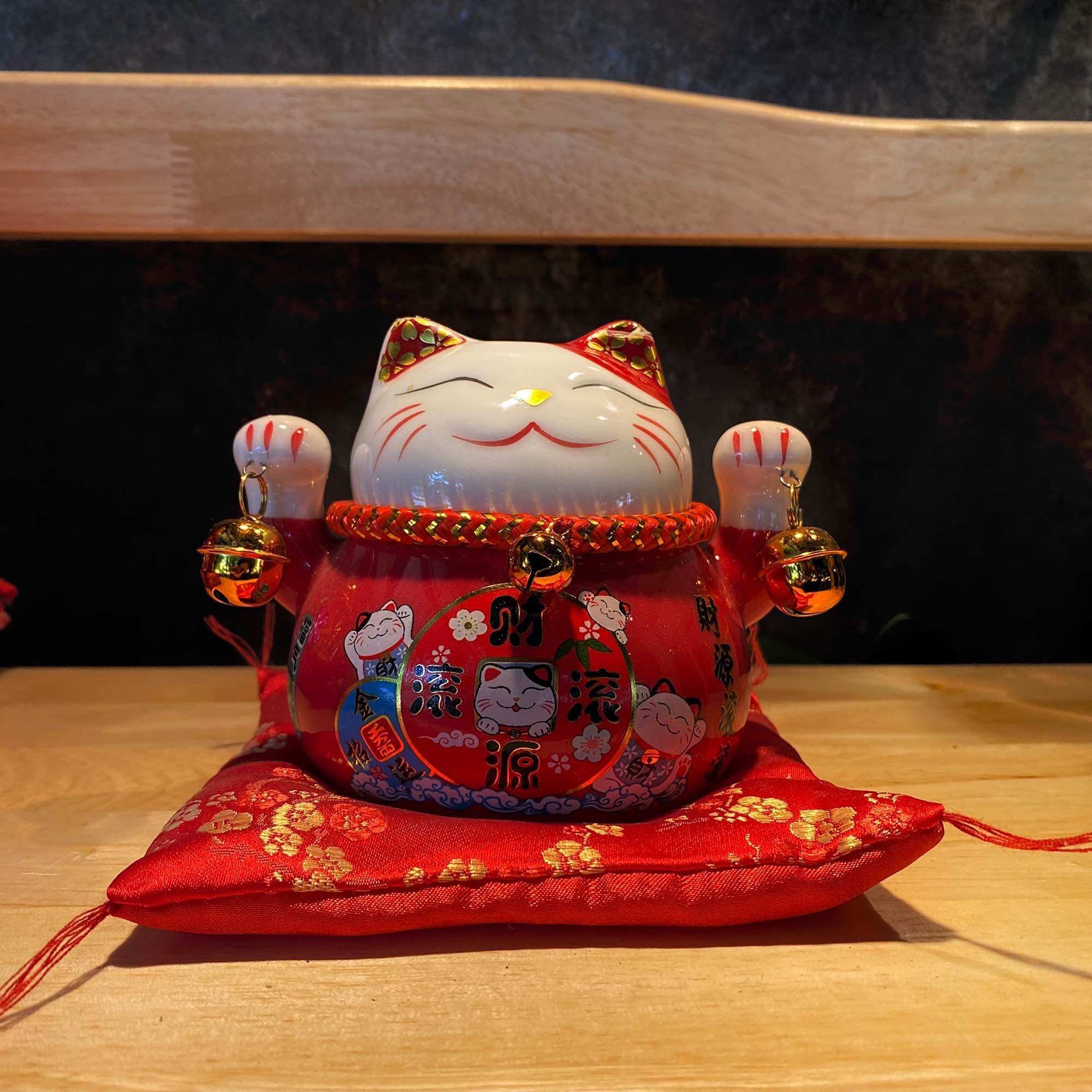 Tượng Mèo Thần Tài - Maneki Neko 12 cm