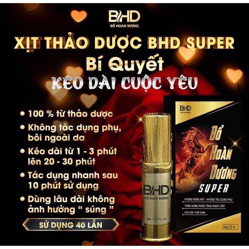 XỊT THẢO DƯỢC BHD SUPER ( CHE TÊN SP)