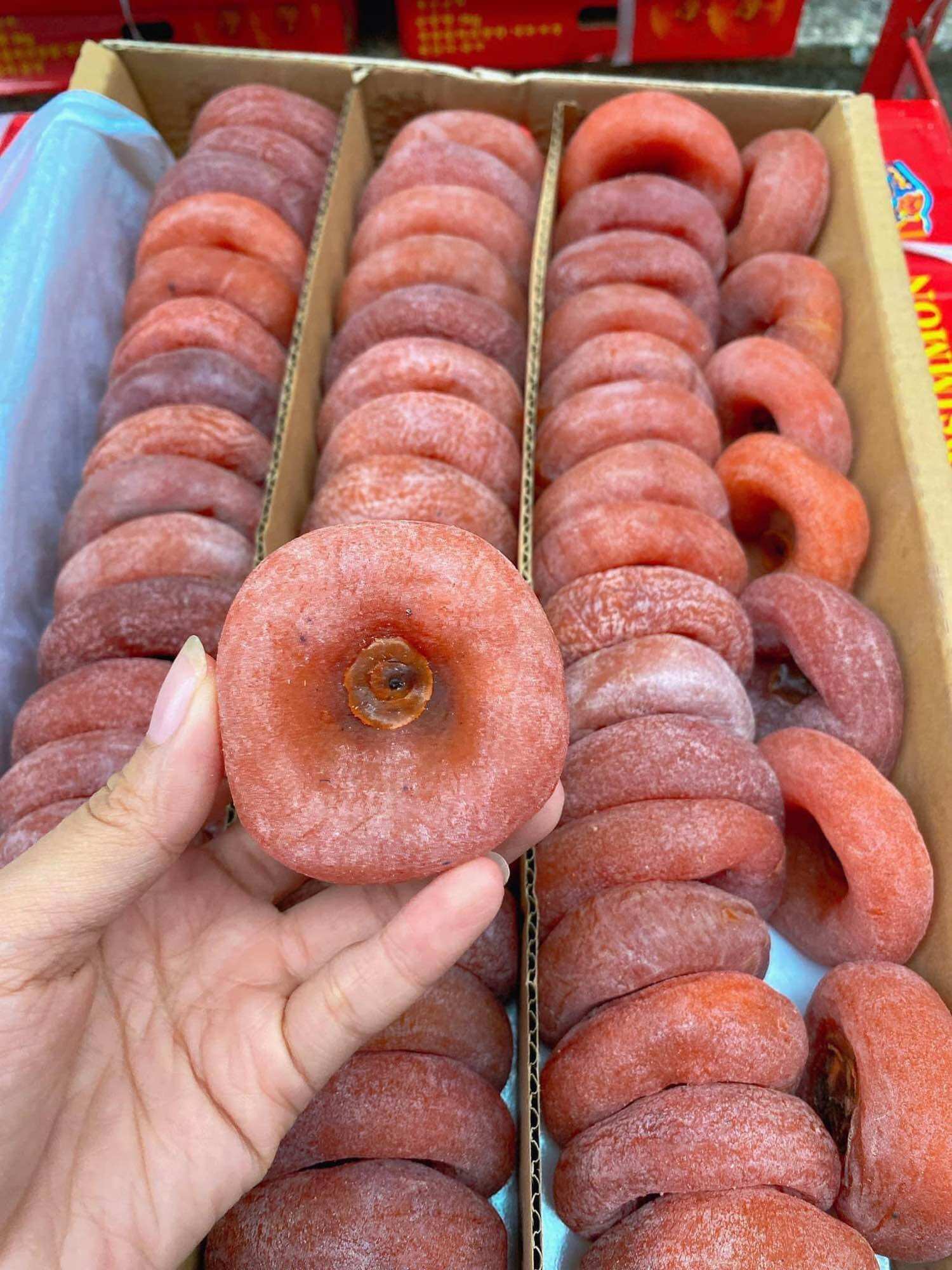 Hồng bánh xe sấy dẻo
