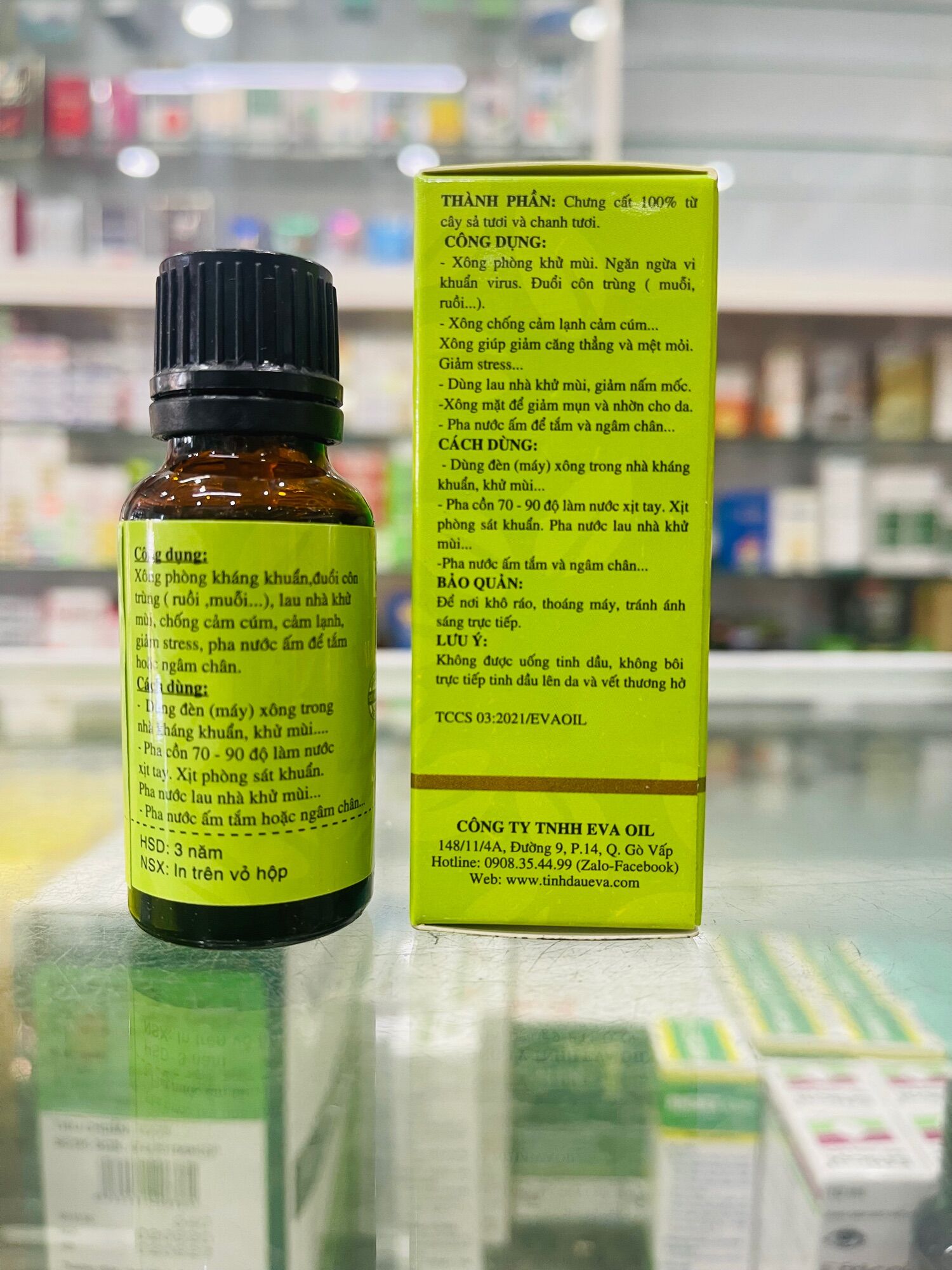 Tinh dầu sả chanh / cam Eva Oil - 20ml