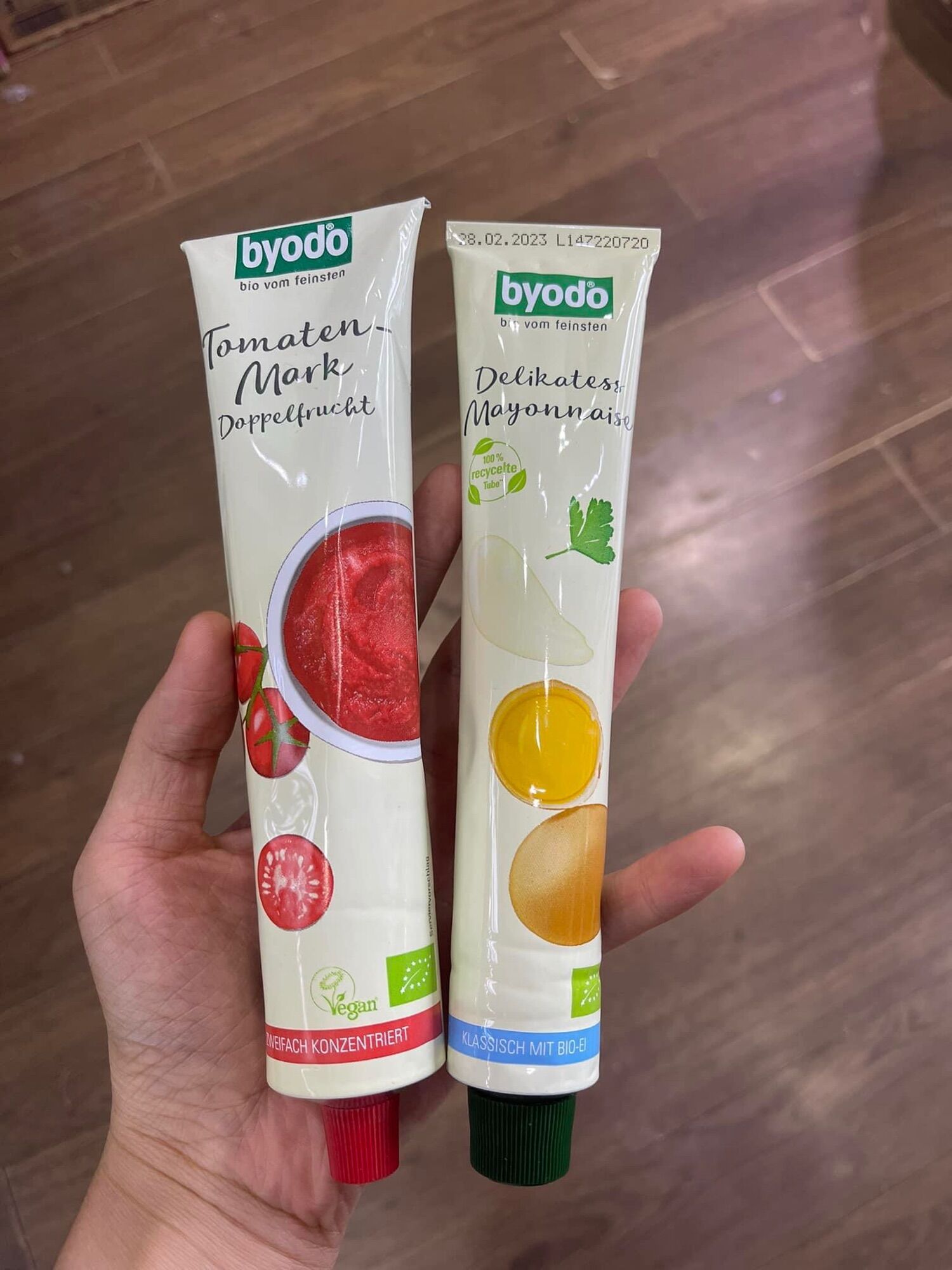 Sốt tương cà chua hữu cơ Bio Junior cho bé từ 8m+