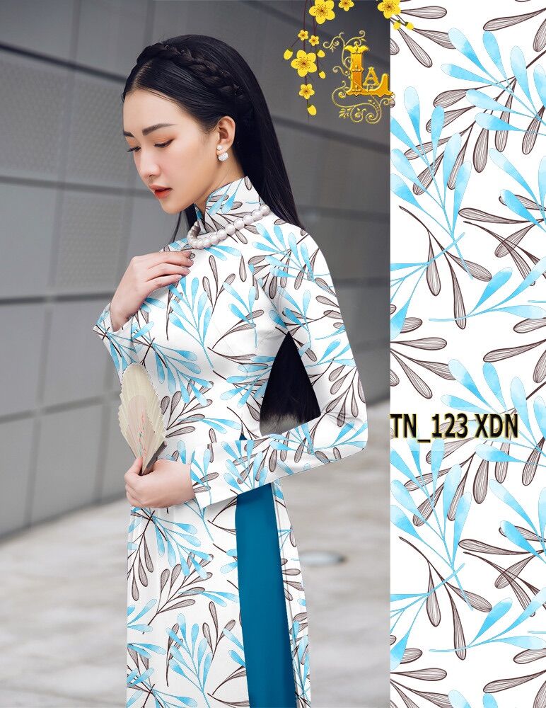 Vải áo dài lụa 3D Mẫu thiết kế mới