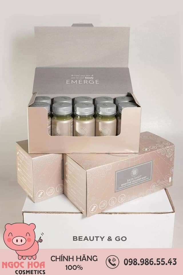 Nước uống Skin Shot bổ sung collagen dưỡng dáng đẹp da 30 chai