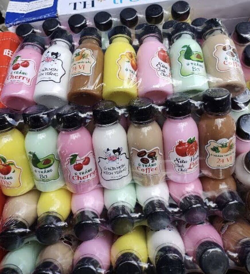 Sữa non dưỡng trắng da chai 100ml đủ mùi giao bất kì mùi, làm ẩm trắng hồng da