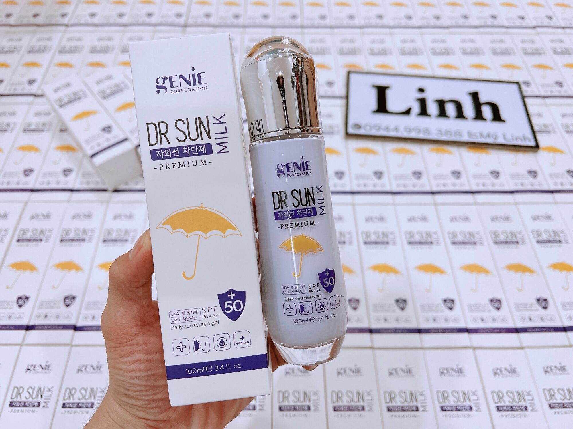 kem chống nắng genie DR SUN MILK