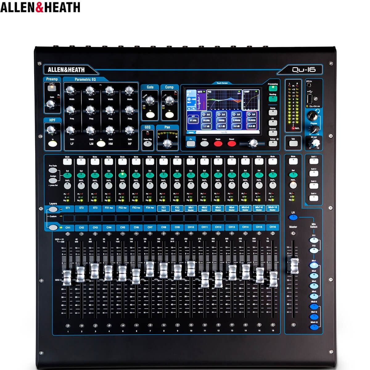 MIIXER DIGITAL ALLEN & HEATH QU-16  - DÙNG CHO PHÒNG THU ÂM VÀ SHOW SỰ KIỆN