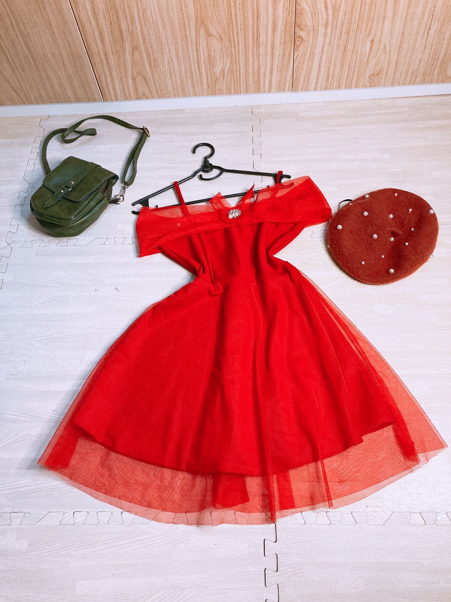 đầm công chúa  hồng size s m
