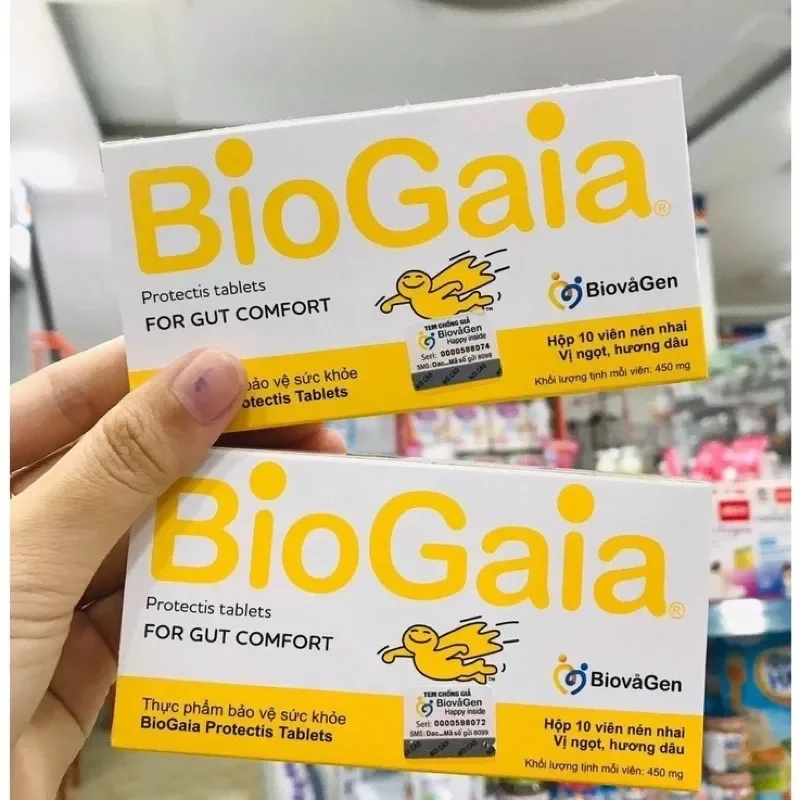Men vi sinh BioGaia dạng viên