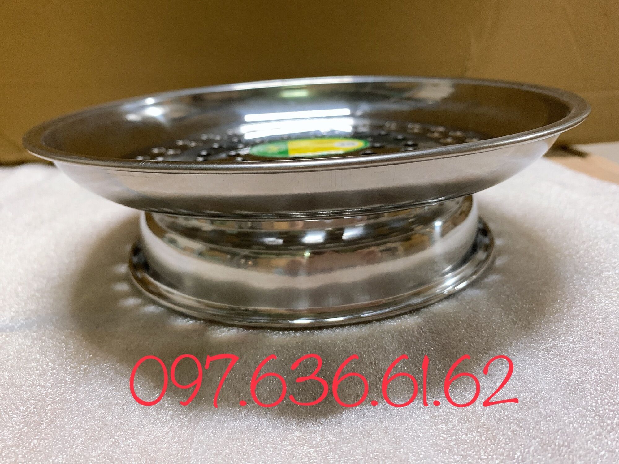 Vỉ Hấp iNox Có Chân Việtcook Sezi (20, 22, 24, 26cm)