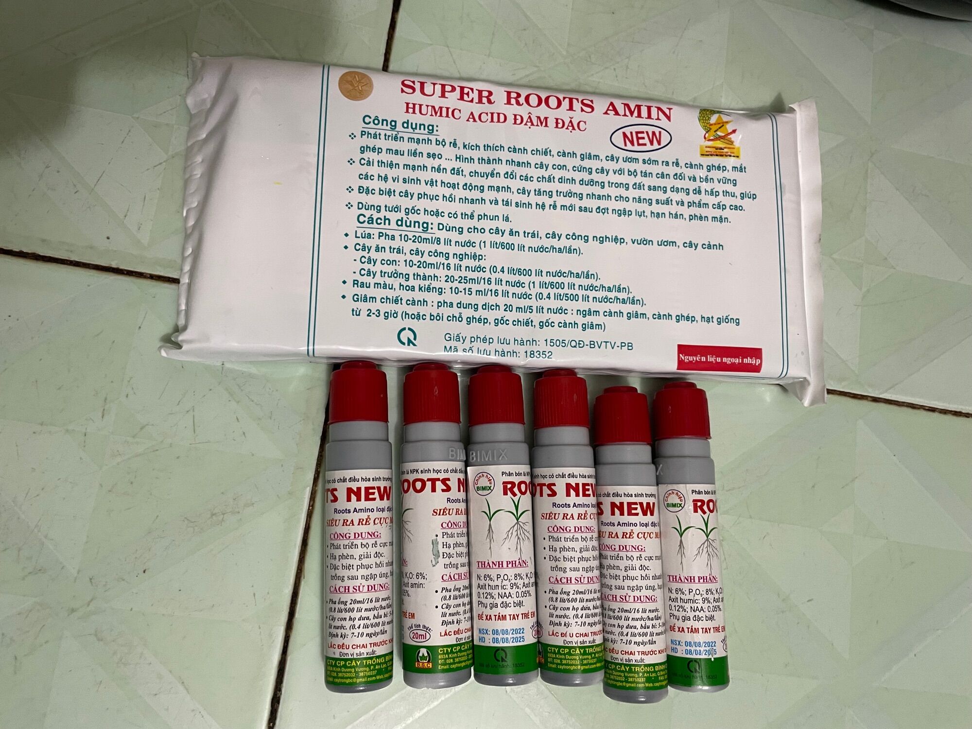 [ Combo 10 ống] BIMIX ROOTS NEW 20ml Phân bón Siêu ra rễ cực mạnh.
