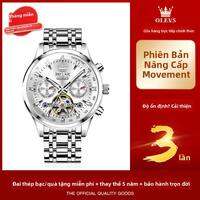 OLEVS | Đồng Hồ Nam Tự Động Với Khung Xương Và Đèn Đêm