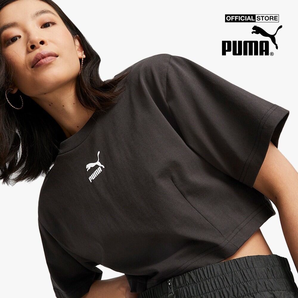 Puma - áo croptop nữ tay ngắn dare to 538321-01