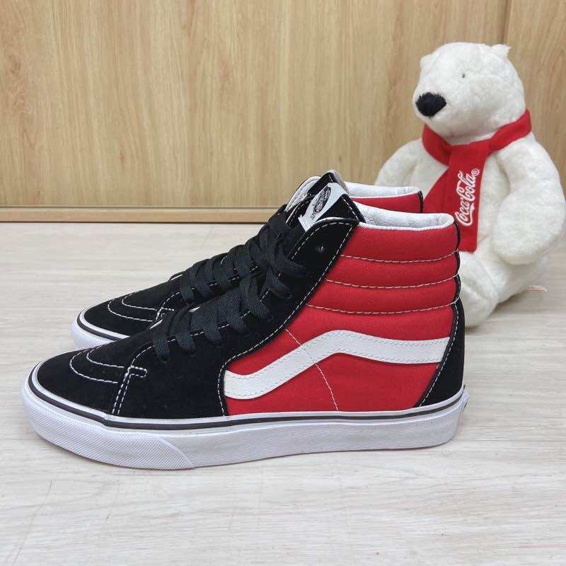 Giày Vans sk8 Black/Red, Giá xã kho siêu tốt🔥🔥