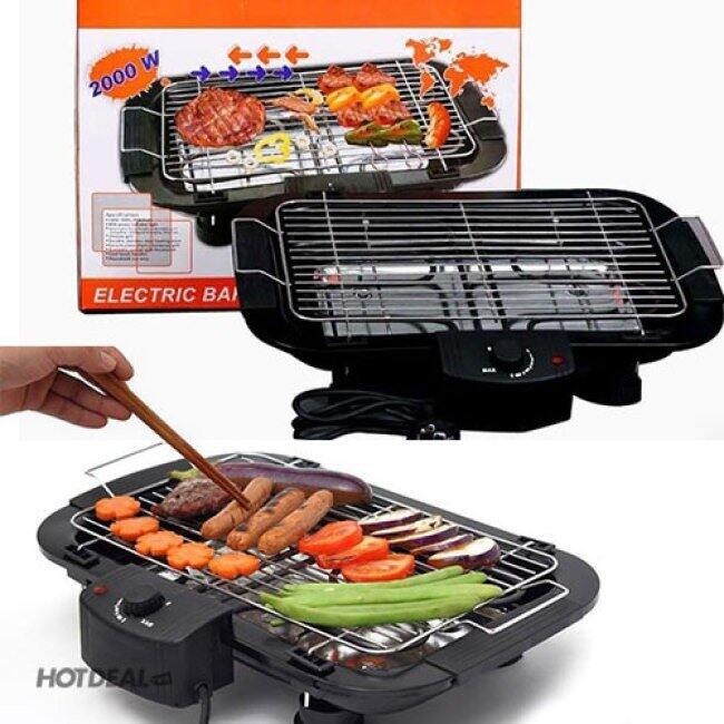  Bếp nướng điện không khói 2000W Bếp nướng điện BBQ 