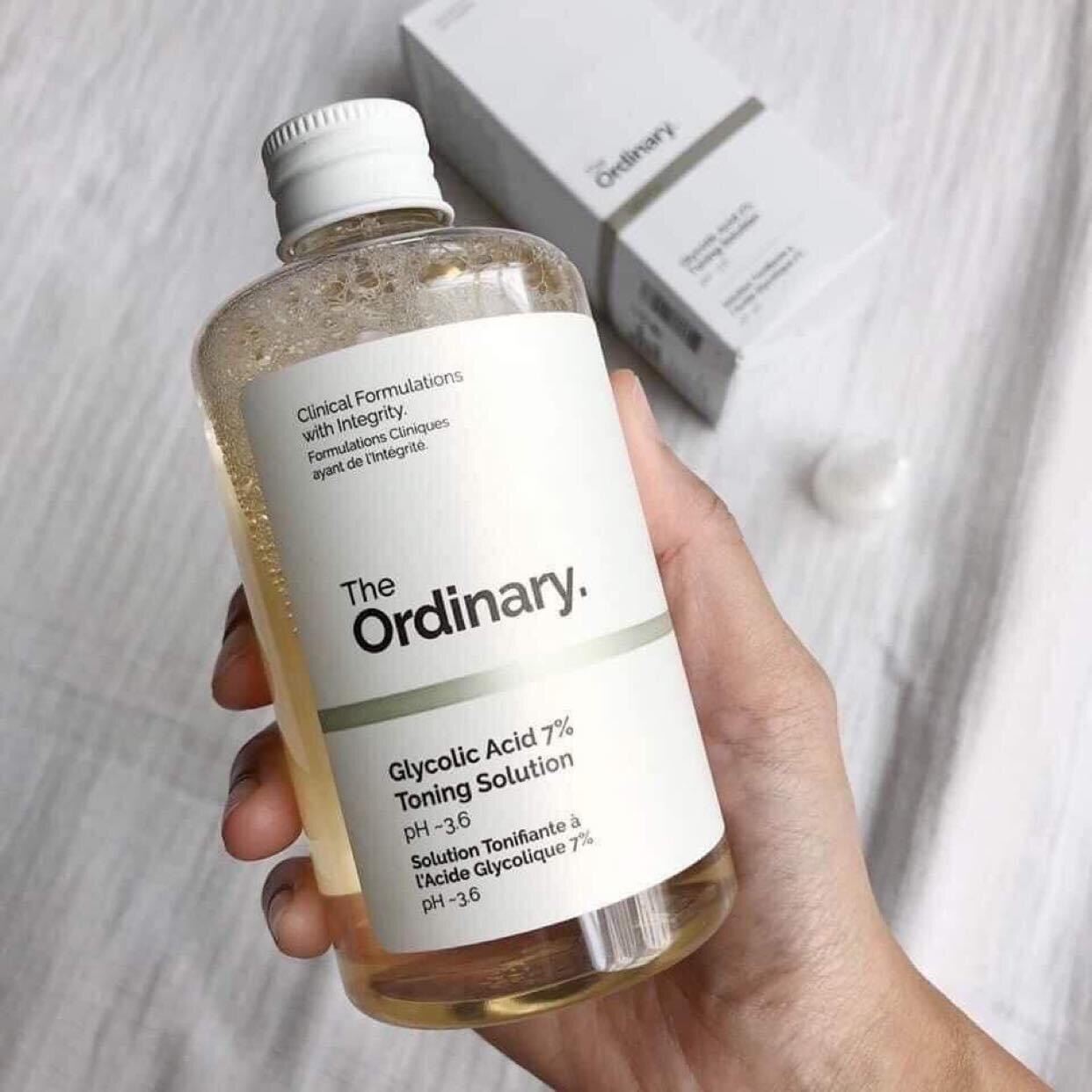 Nước Cân Bằng Tẩy Da Chết The Ordinary Glycolic Acid 7% Toning Solution Ph ~ 36