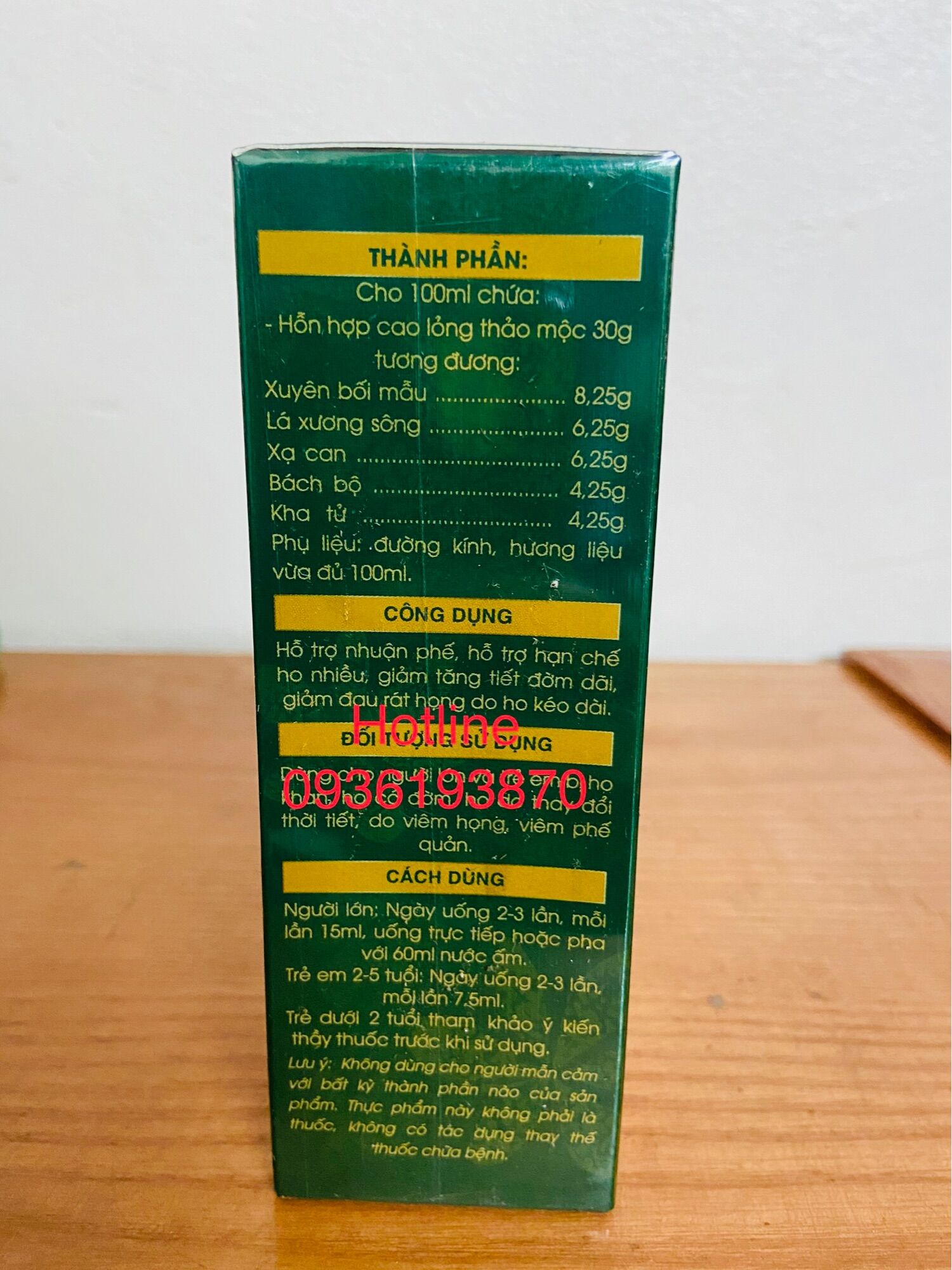 SIRO KHIẾT HẦU ĐAN - Khắc tinh viêm họng