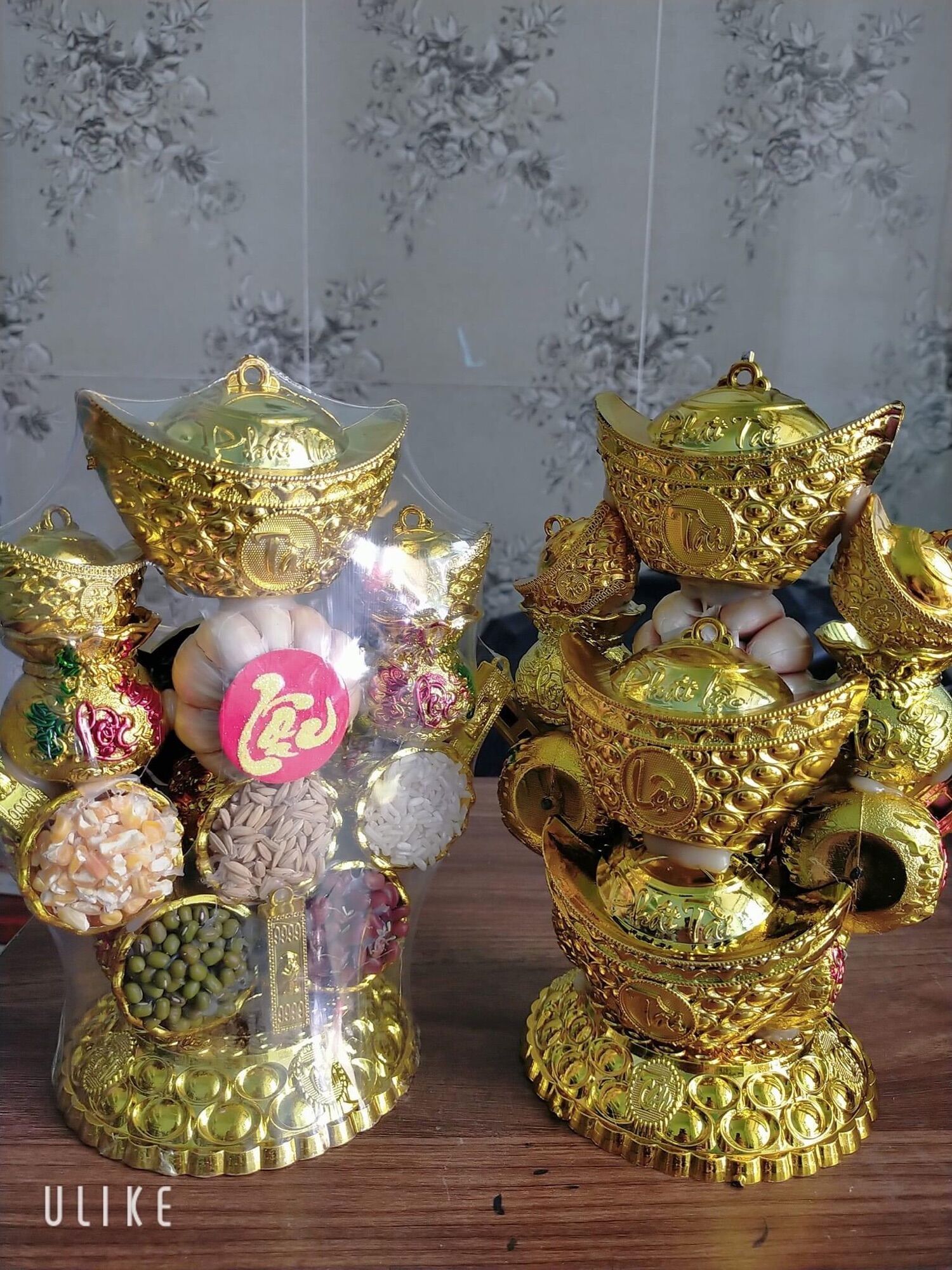 THÁP GẠO ĐẬU THẦN TÀI MAY MẮN
