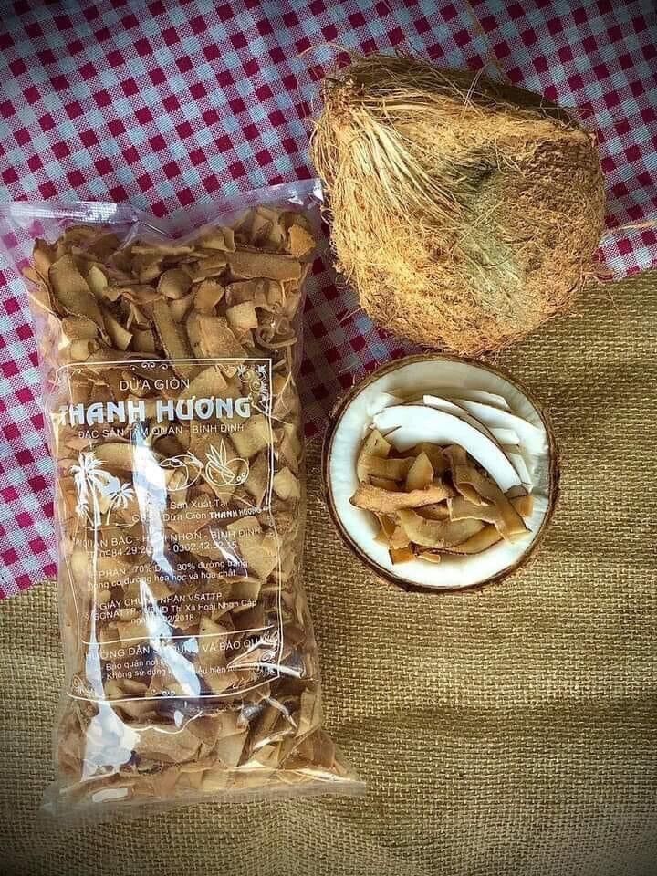 Dừa khô sấy giòn 500gr