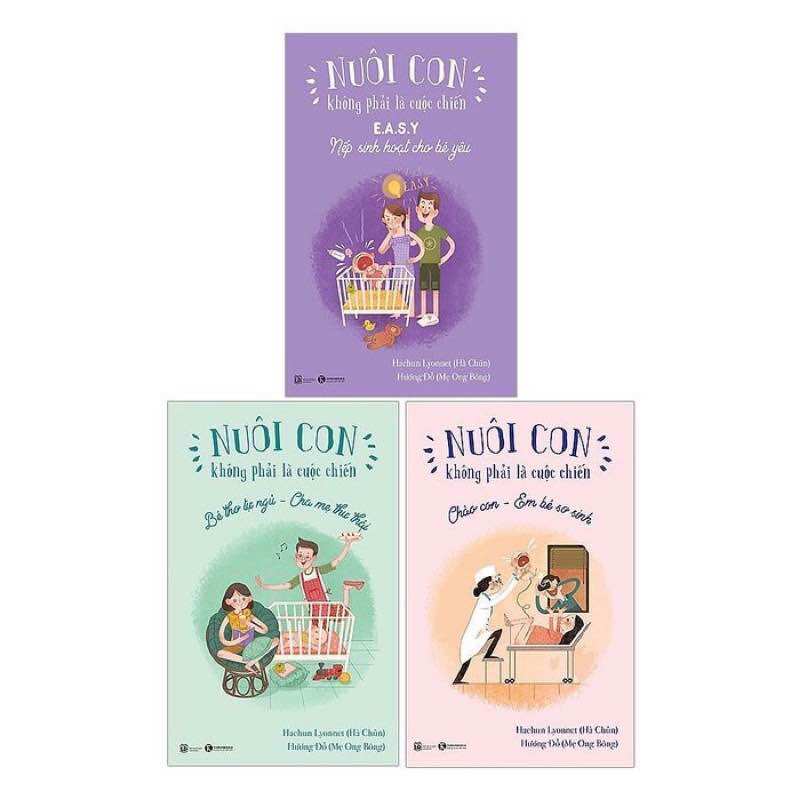 Combo 3 cuốn NUÔI CON KHÔNG PHẢI CUỘC CHIẾN