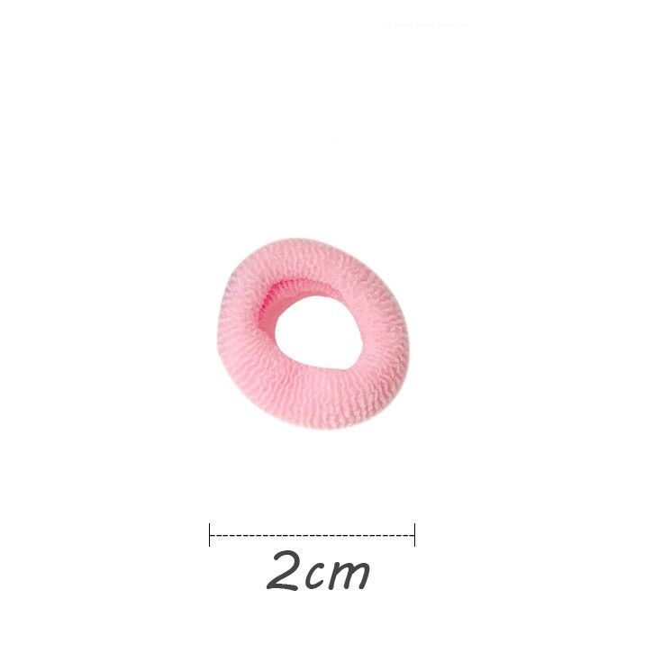 Set 50 chun buộc tóc nhiều màu cho bé Gái