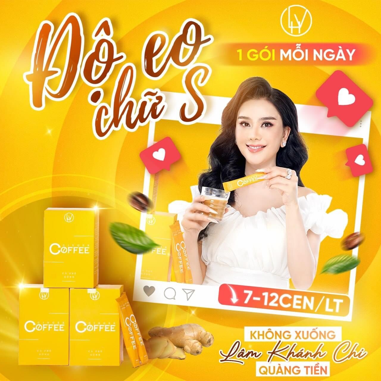 CÀ PHÊ GỪNG GIẢM CÂN GINGER COFFEE CHÍNH HÃNG