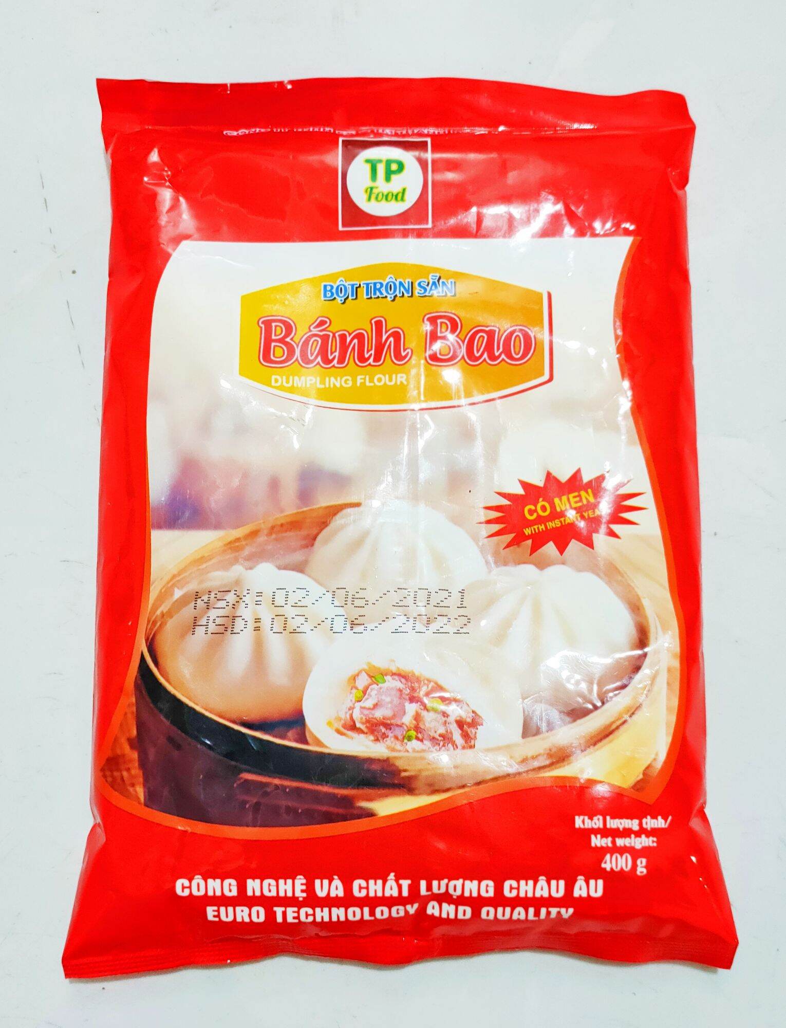 Bột làm bánh bao trộn sẵn túi 400g